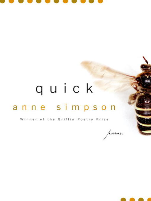 Title details for Quick by Anne Simpson - Available